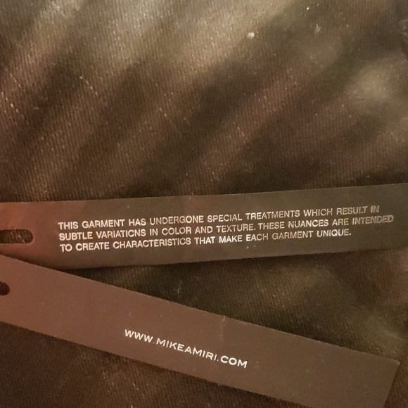 Mike Amiri distressed black jeans with multi color patches never worn - Picture 5 of 5